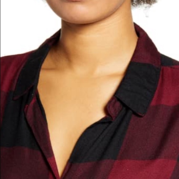 NEW Thread & Supply Button-Down Plaid Flannel - Picture 3 of 9